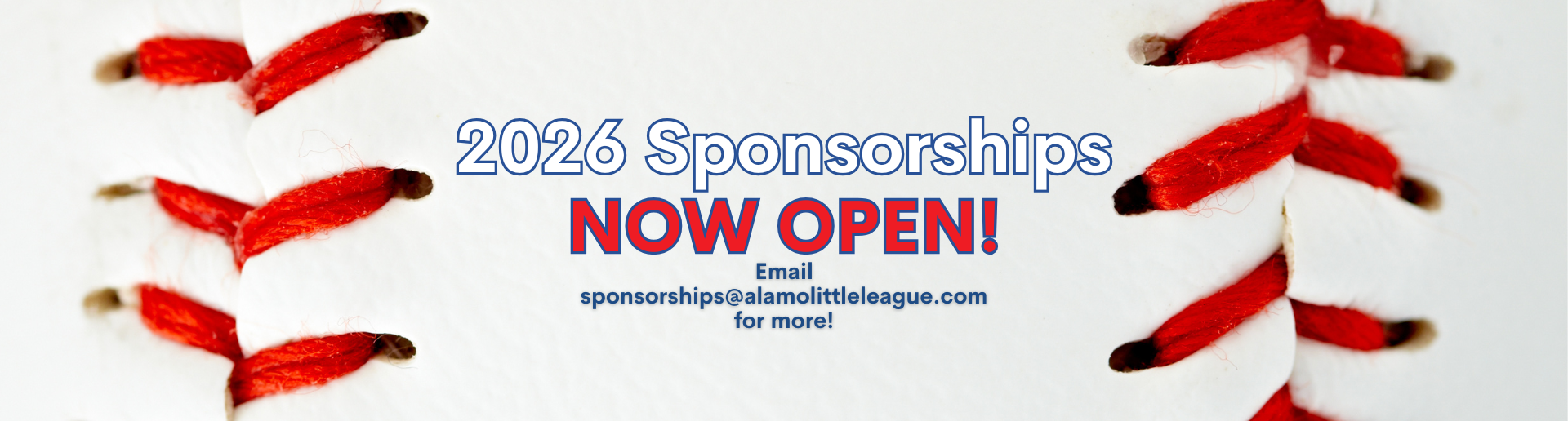 Sponsorships Available!